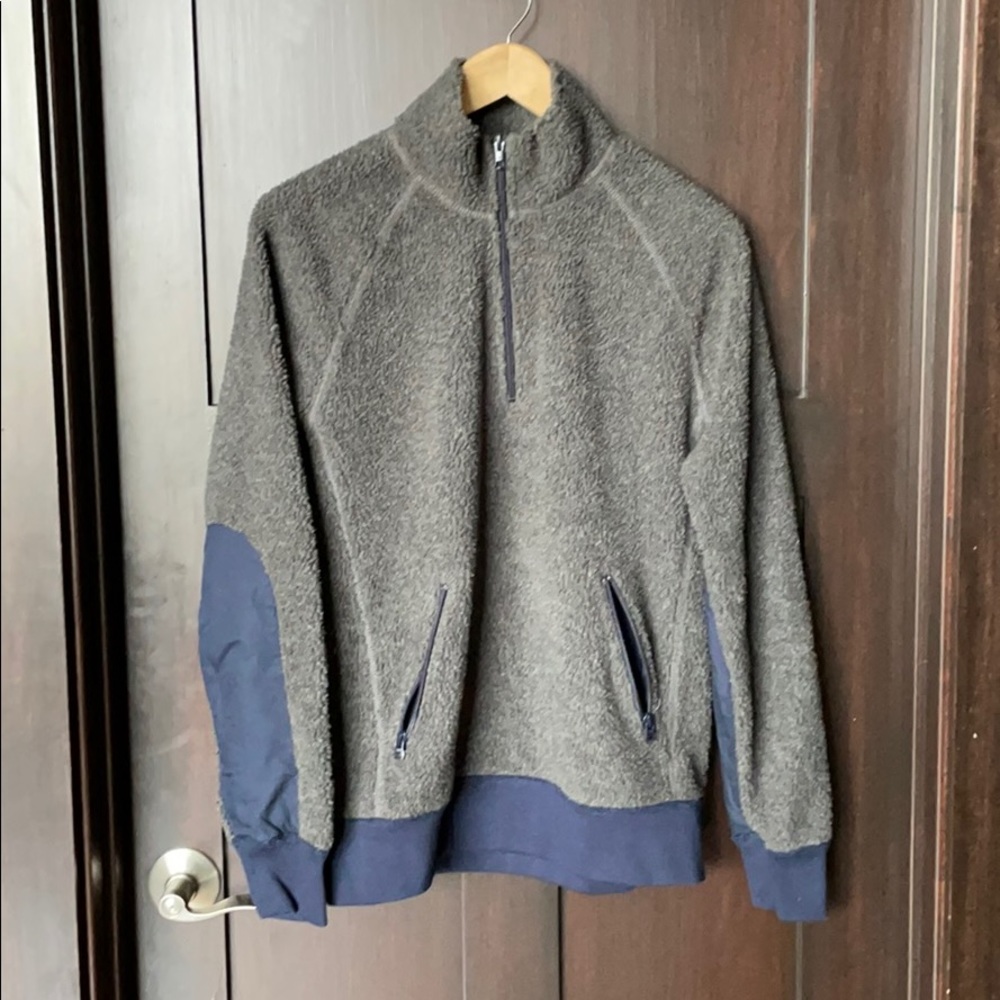 J CREW Fleece Quarter zip